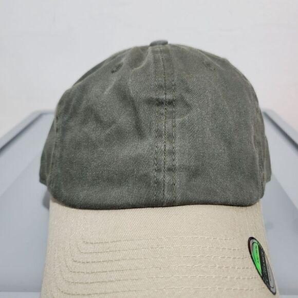NWOT DAD UNISEX CAP HATGREEN/KHAKI STRAPBACK - Picture 2 of 8